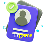 Tornar-se um membro do 17game é muito simples